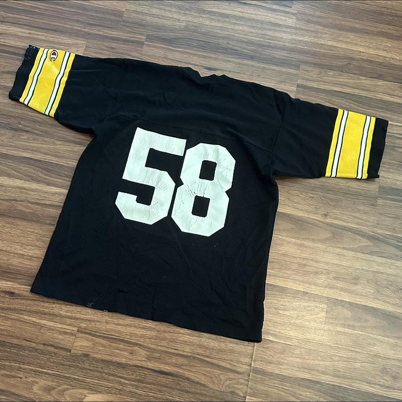 Throwback Pittsburgh Steelers Jack Lambert Vintage Jersey