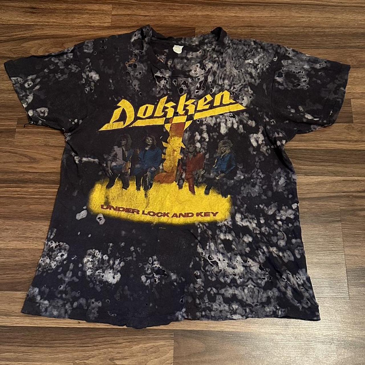 VTG 1985 Dokken “Under Lock And Key Tour” Shirt, | Depop