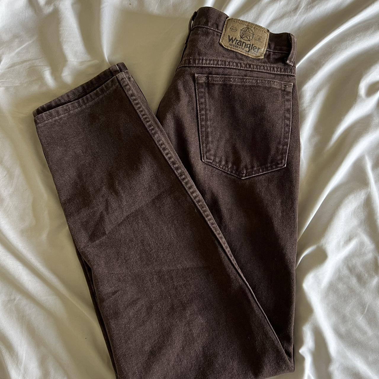 Wrangler Women's Brown Jeans | Depop