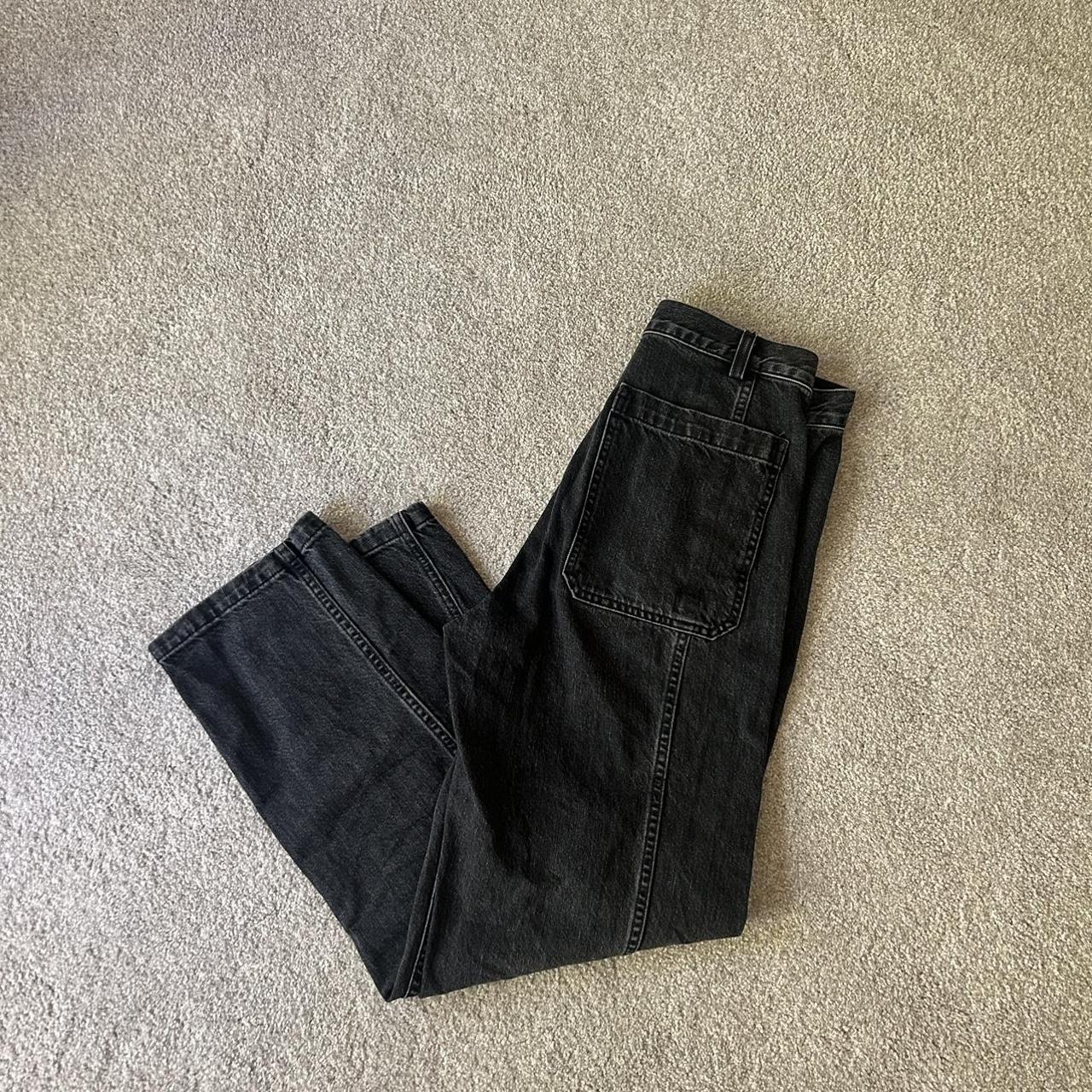 Rachel Comey Women's Black and Grey Jeans | Depop