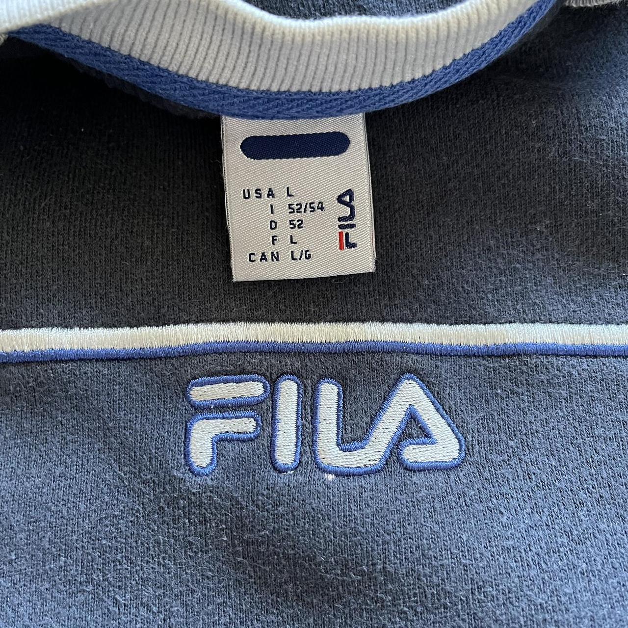 fila spellout sweatshirt