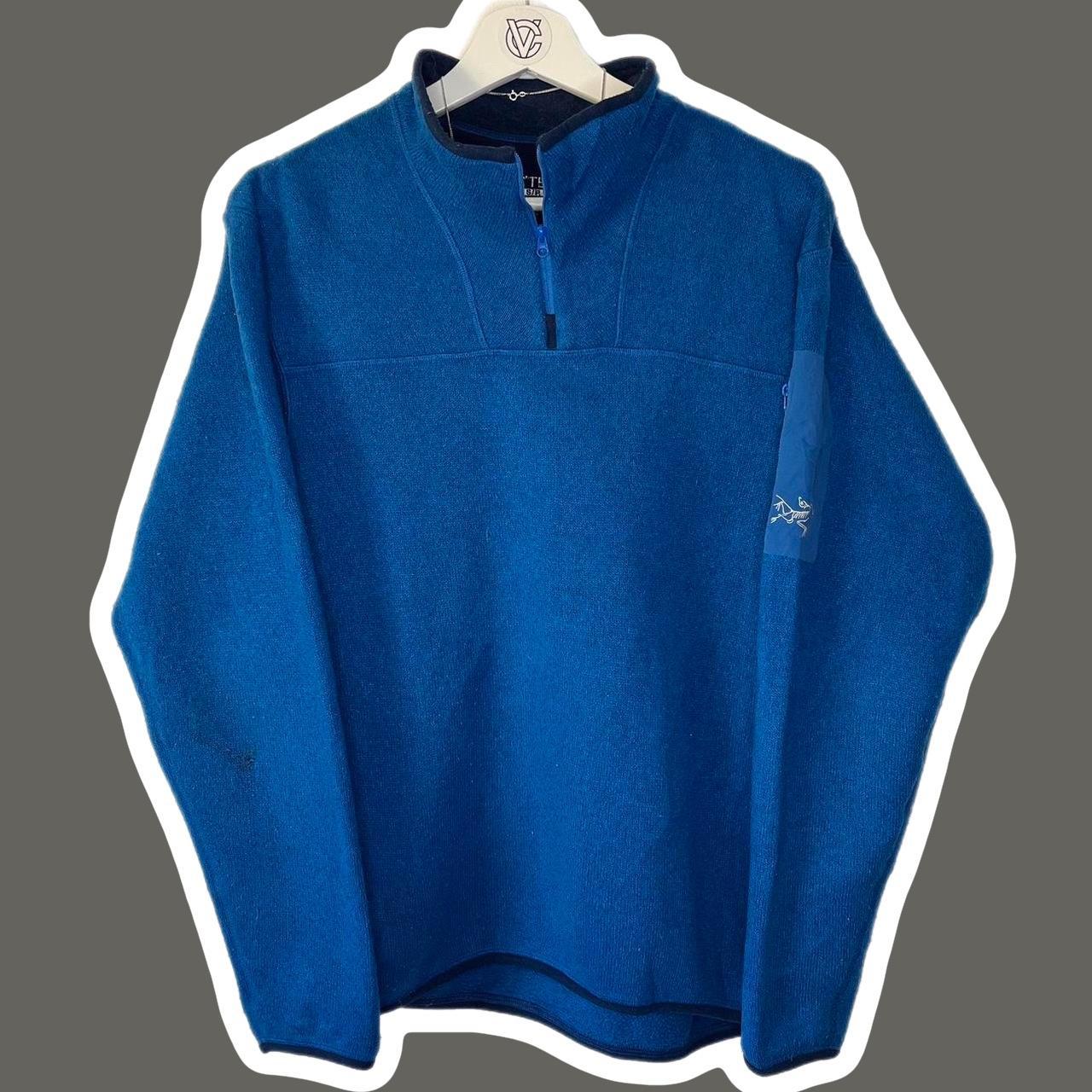 Arc'teryx Men's Blue Sweatshirt | Depop