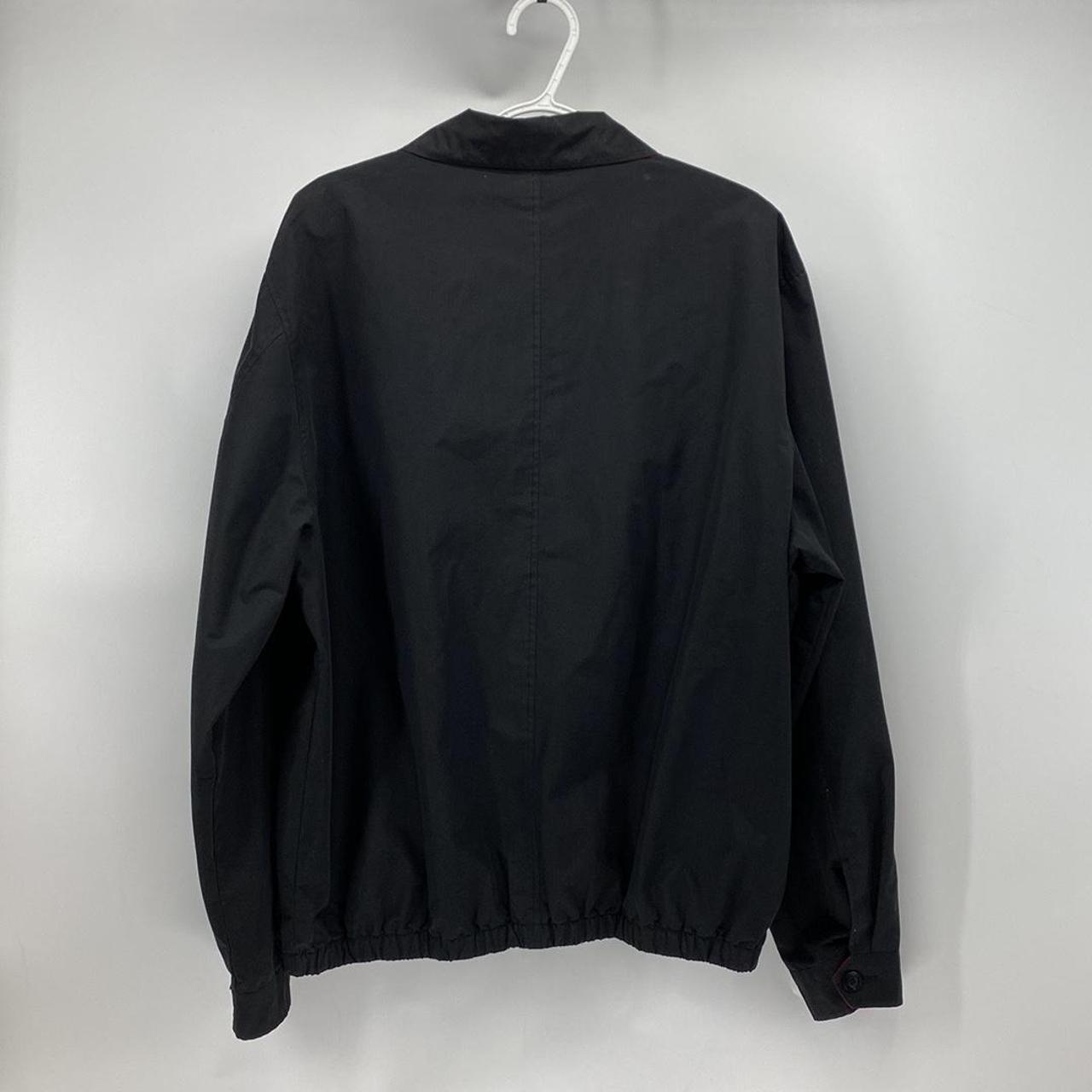 次回発送　その2 U.S POLO ASSN bayport cotton jacket black red logo | Depop