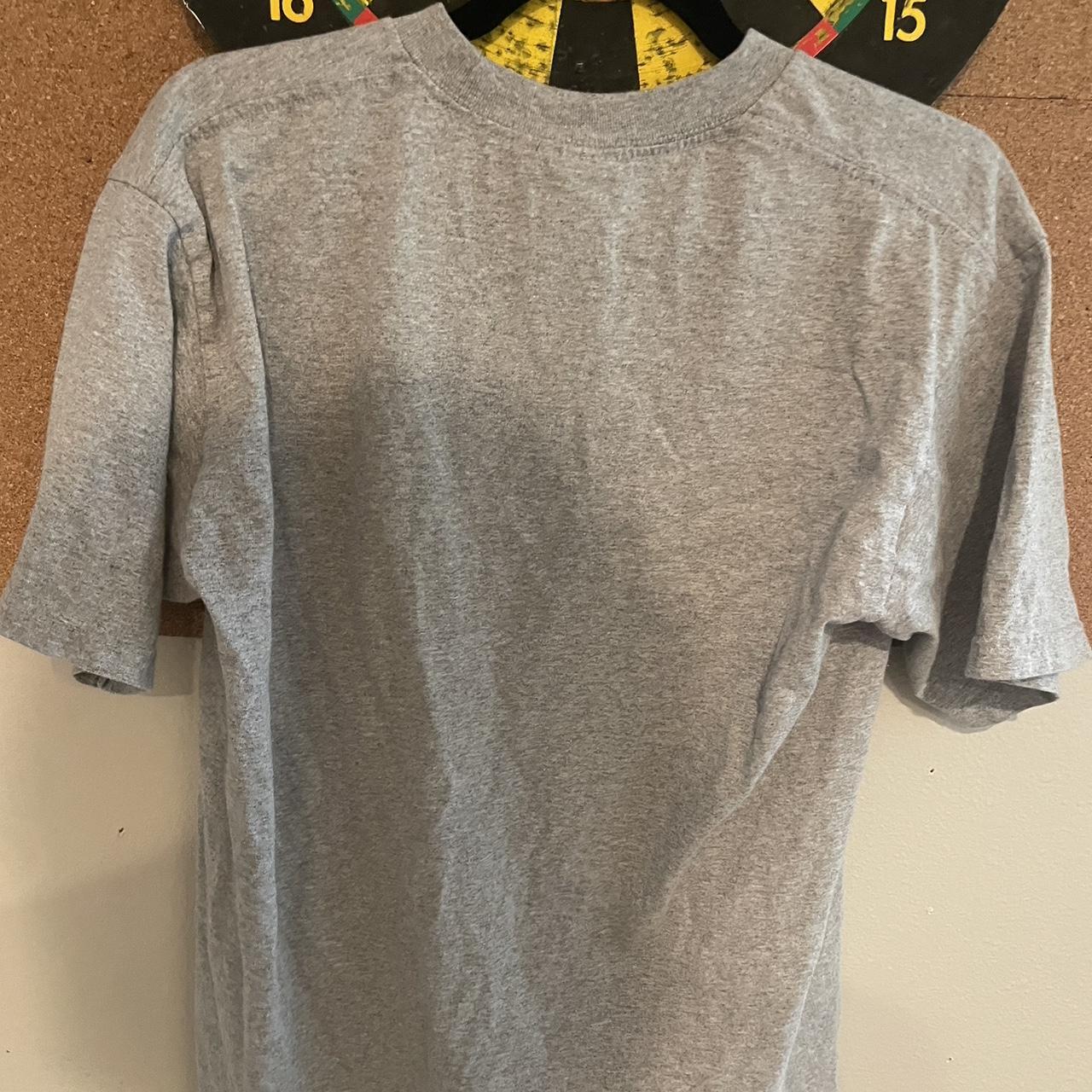 Plain grey pro club T shirt - Depop