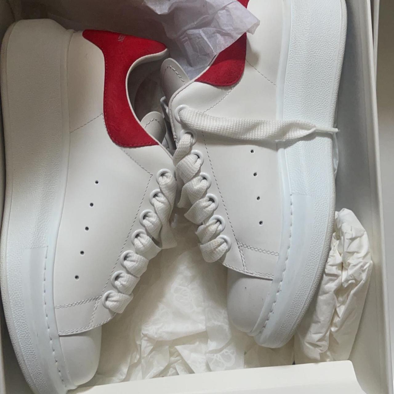 alexander mcqueen red and white