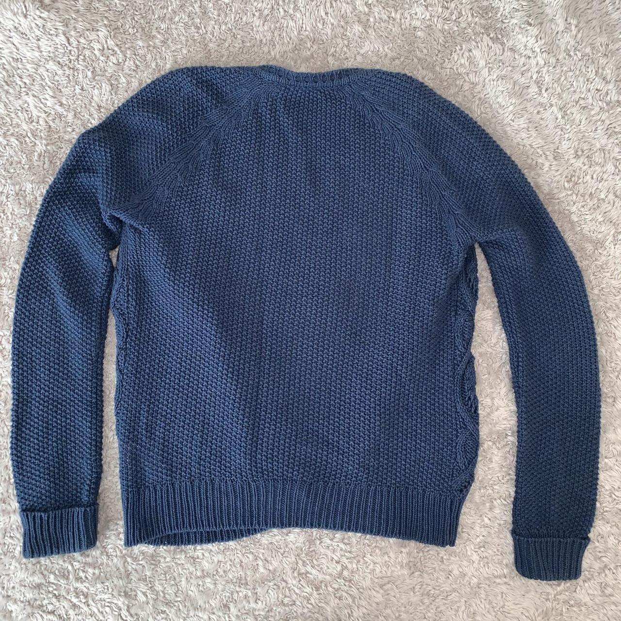 Marks and Spencer Indigo Collection Navy Knitted... - Depop