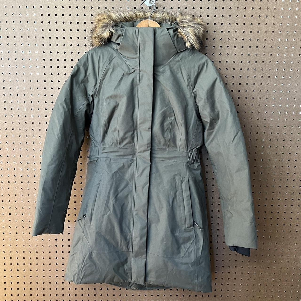 North face arctic clearance parka new taupe green