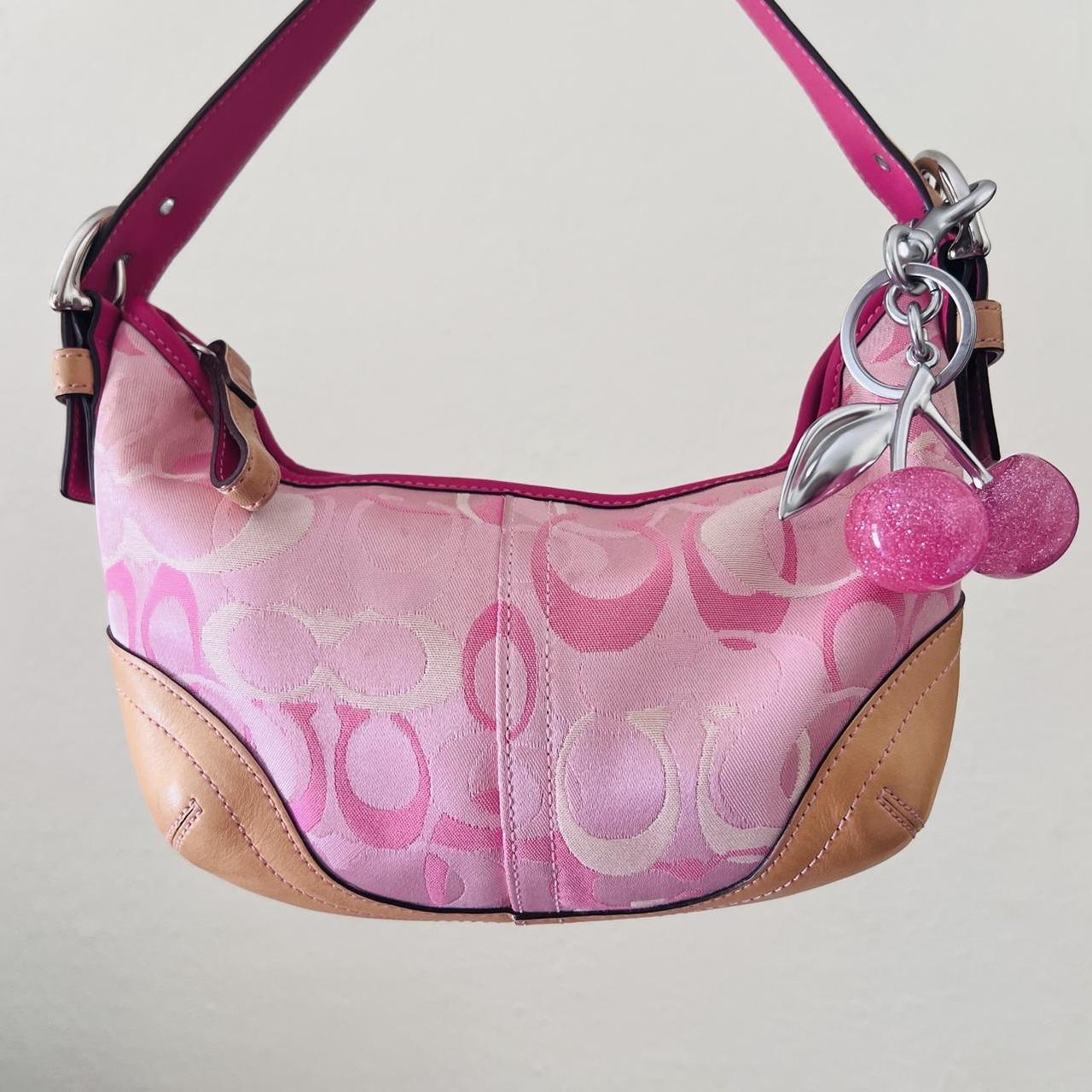 Y2K Coach Soho Hobo Shoulder Pink Bag low ball | Depop