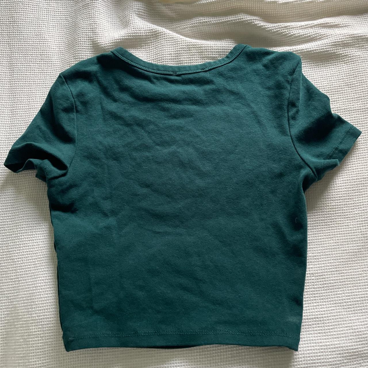 Green Zara cropped Tshirt// never been worn// size... Depop