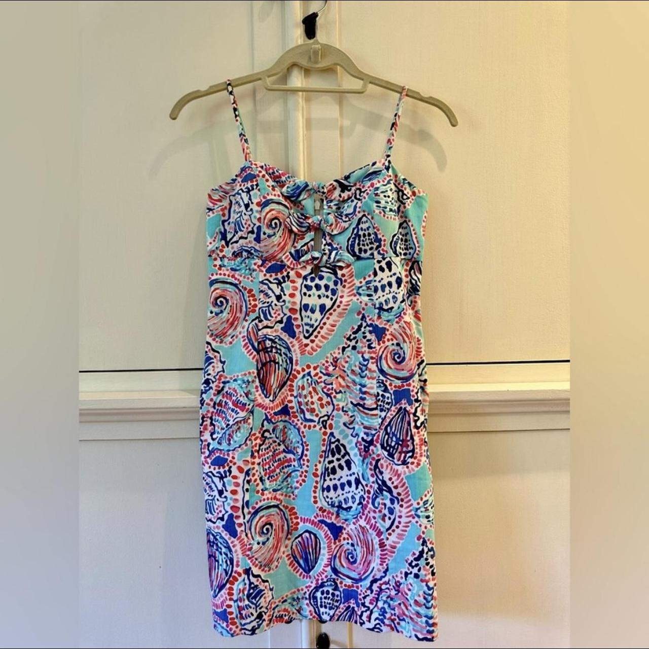 Vibrant seashell dress from Lilly Pulitzer