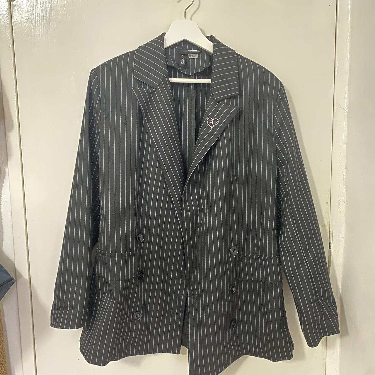H&M oversized jacket/blazer (Blackpink merch), black... Depop