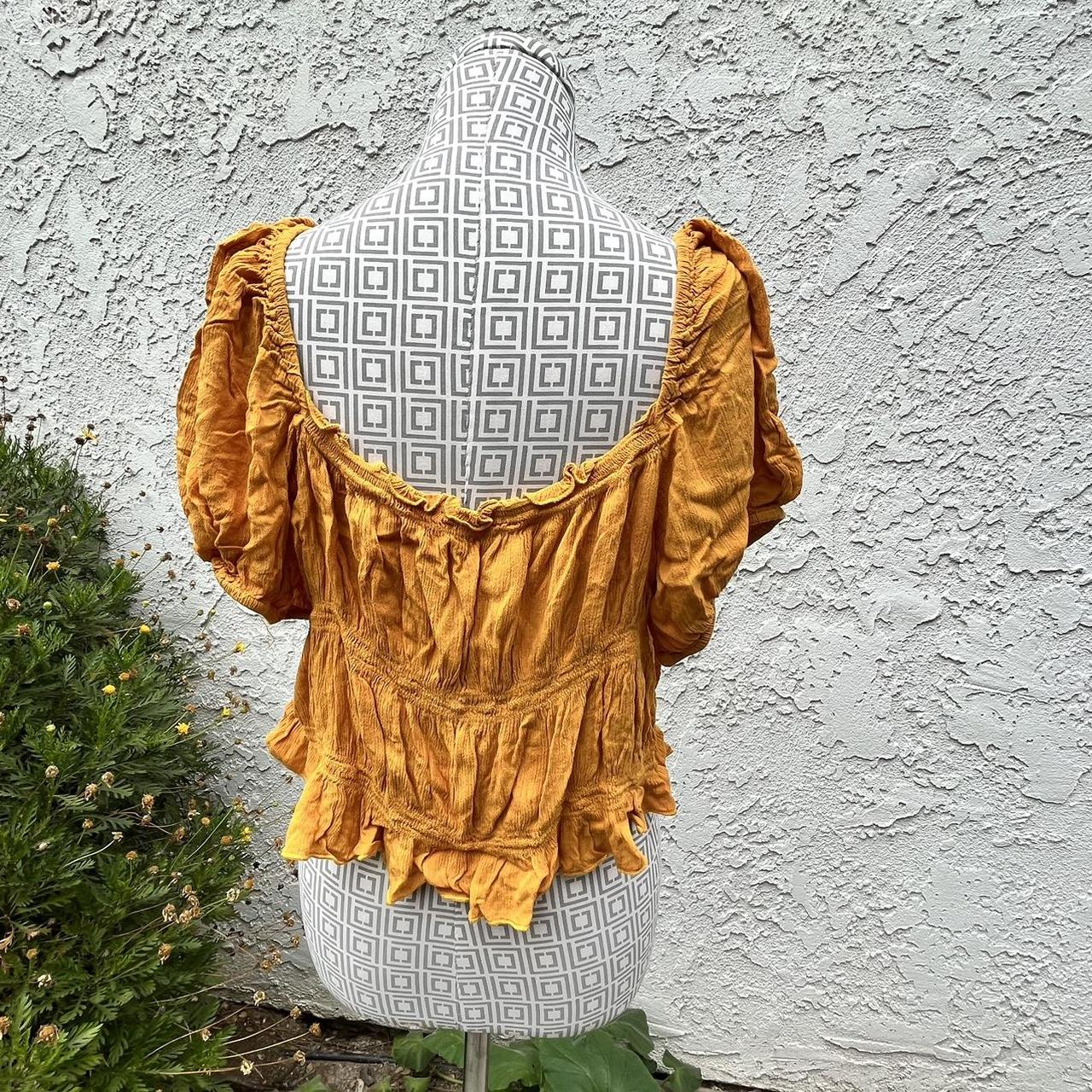 Dizzy Lizzy Women's Yellow and Gold Shirt (3)