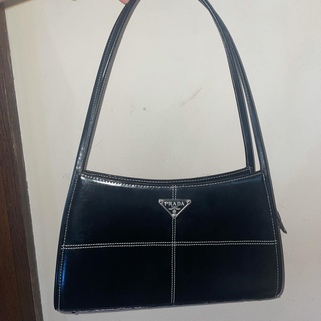 Authentic Prada bag (Black)- Good Condition- Comes - Depop