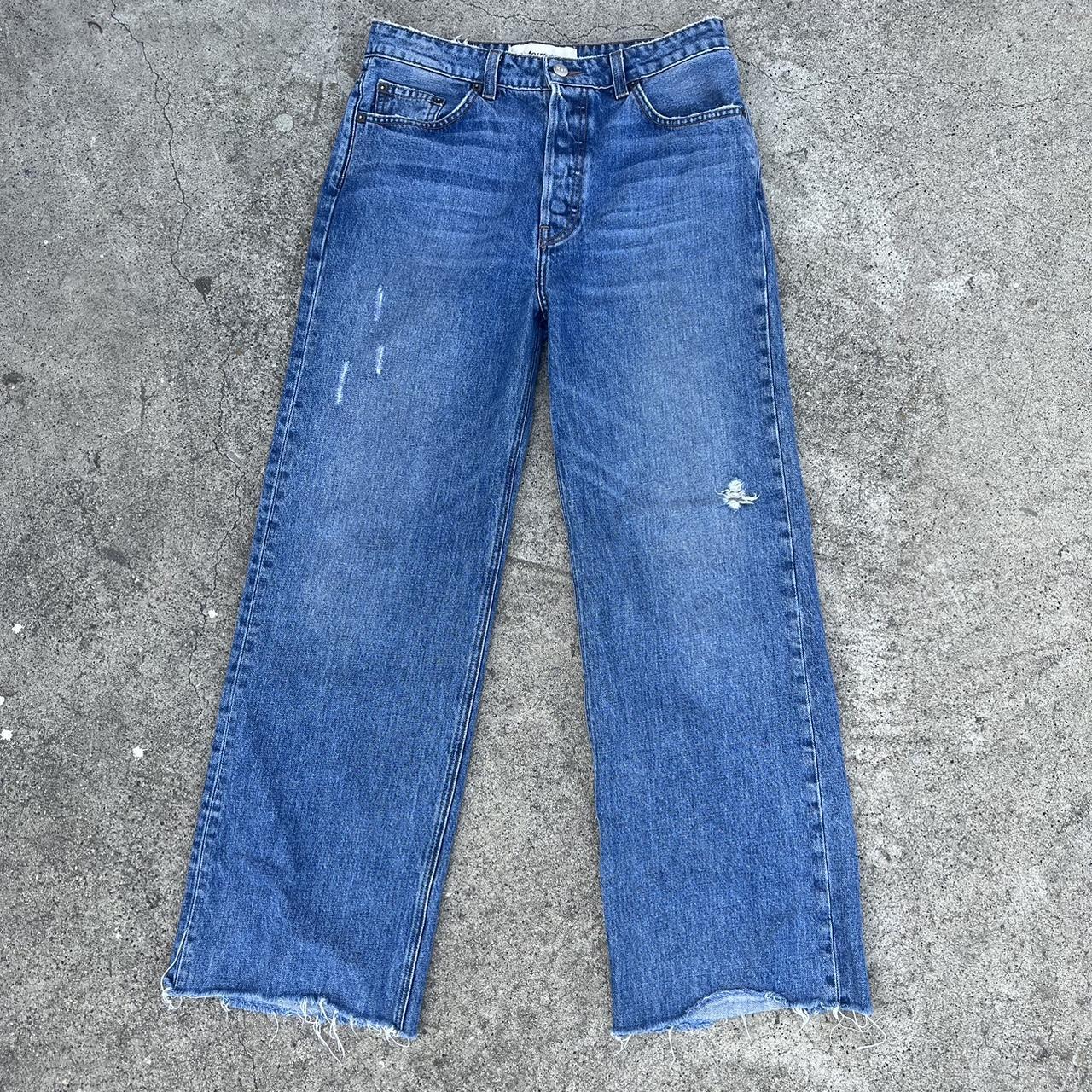 Reformation Men's Blue Jeans | Depop