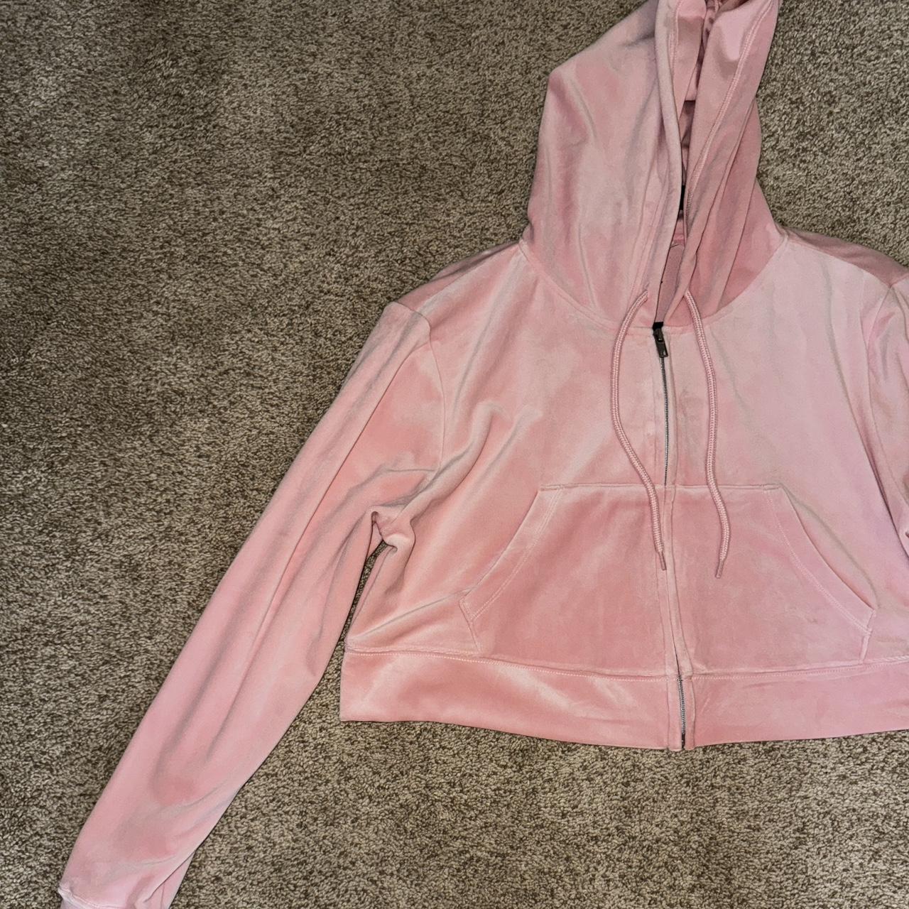 target pink cropped hoodie brand new with... Depop