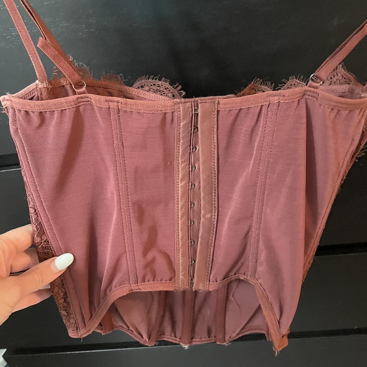 URBAN OUTFITTERS corset top. Size L. Worn... Depop