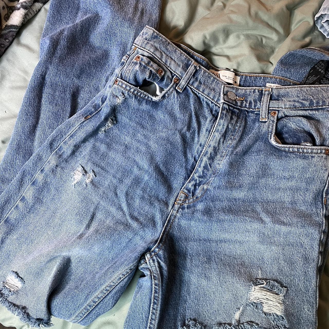 ZARA 90s full length jeans! Size 4. zara jeans... Depop