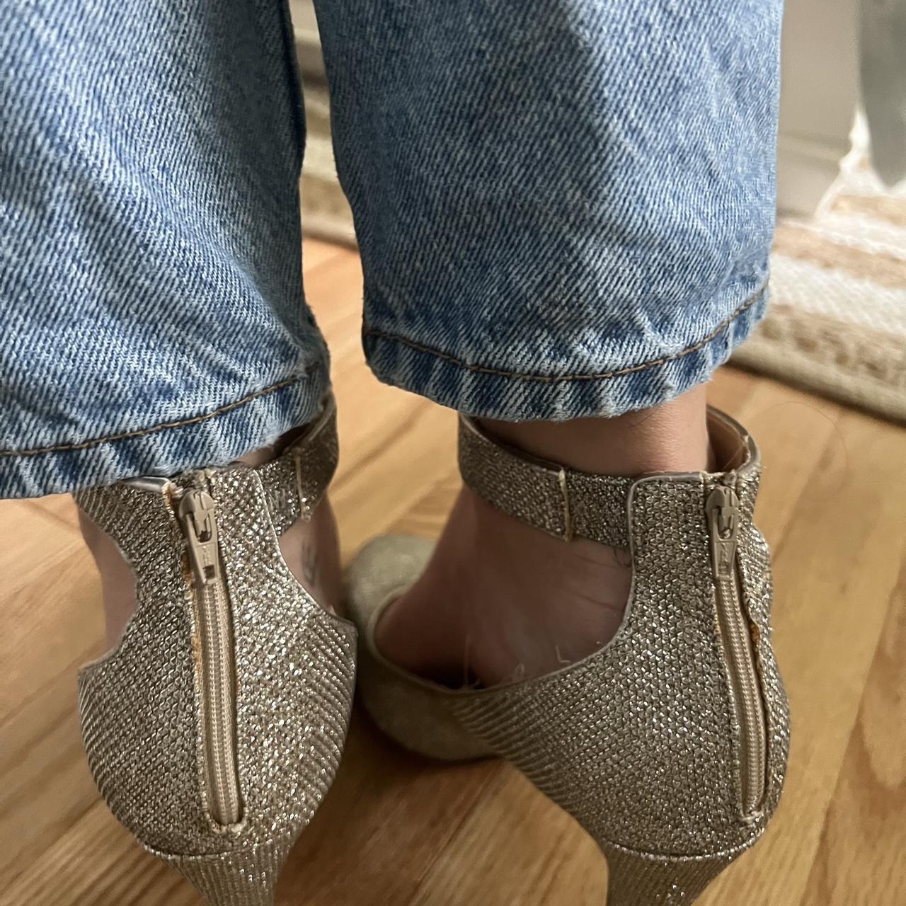 nina shoes rose gold