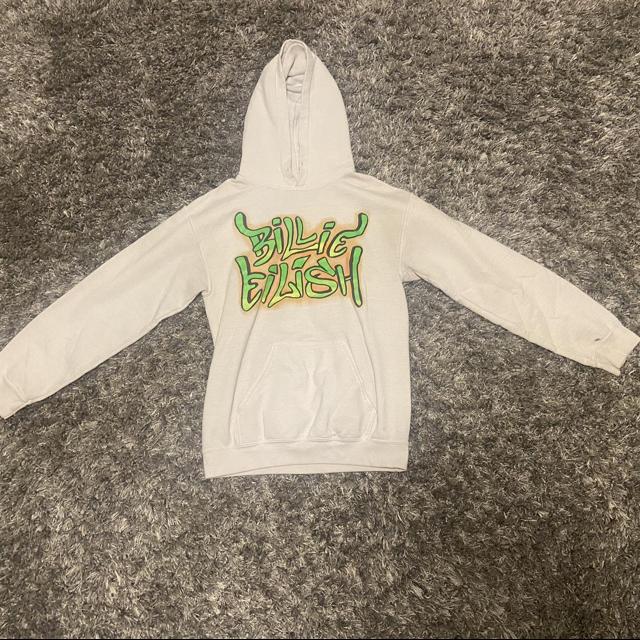 Billie eilish white graffiti hoodie hotsell