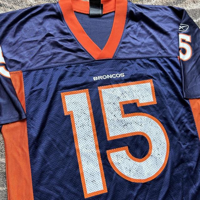 TIM TEBOW DENVER BRONCOS #15 Reebok Jersey Blue - Depop