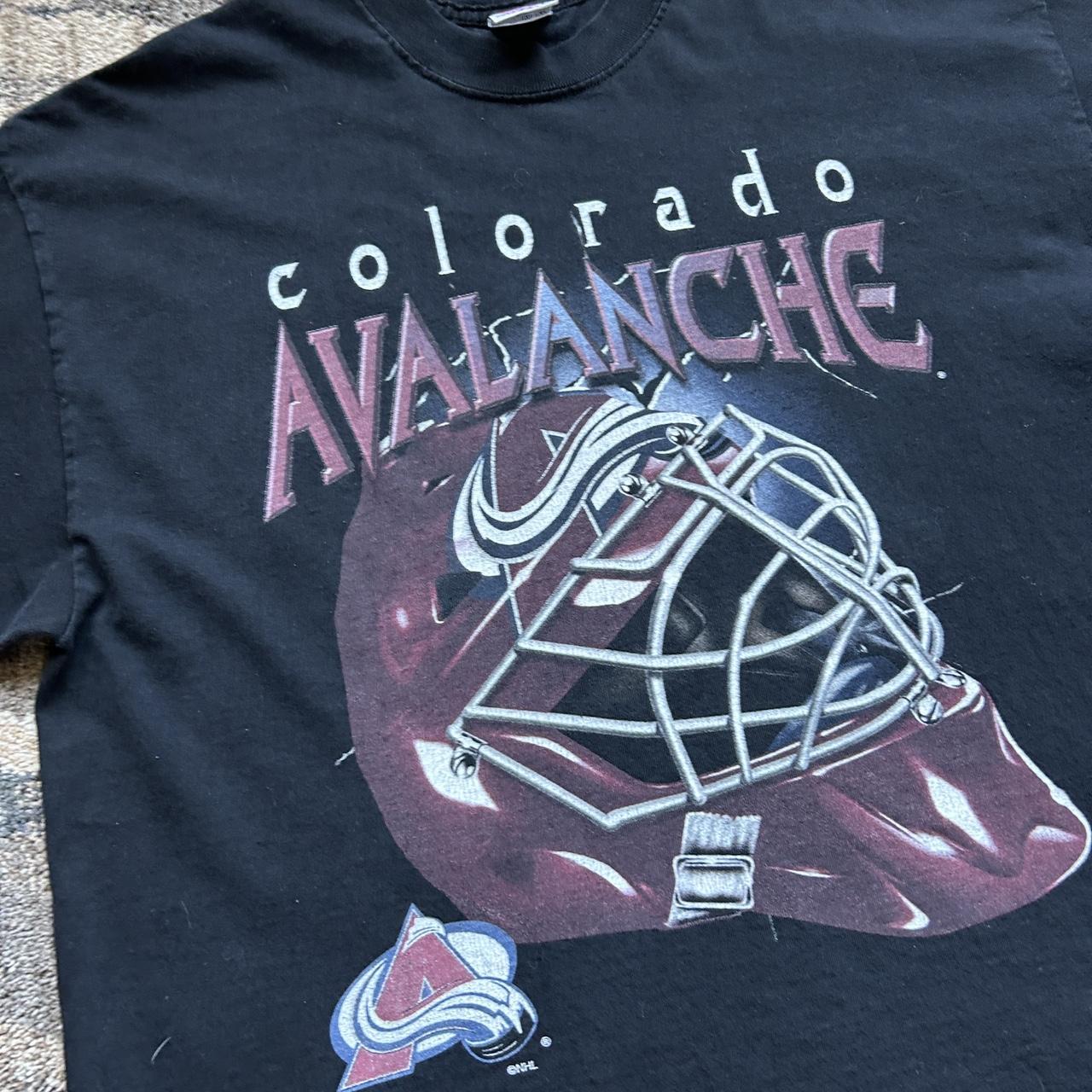 Vintage 90s Colorado Avalanche NHL Hockey Crewneck - Depop