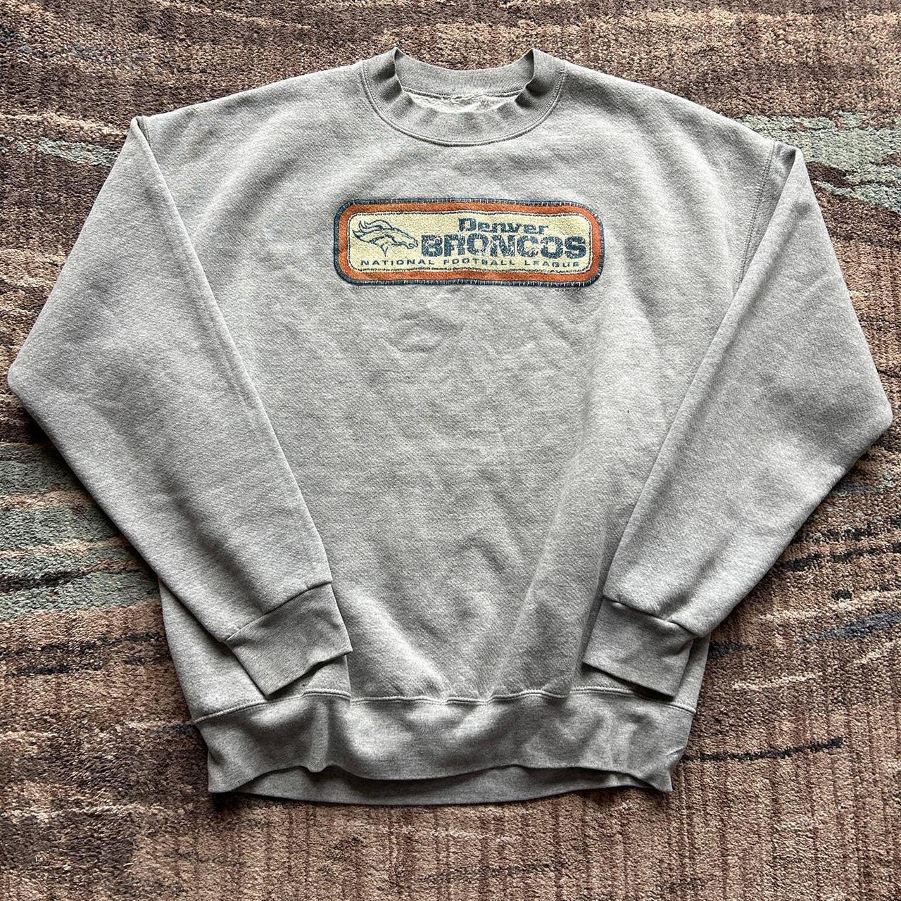 grey broncos sweatshirt