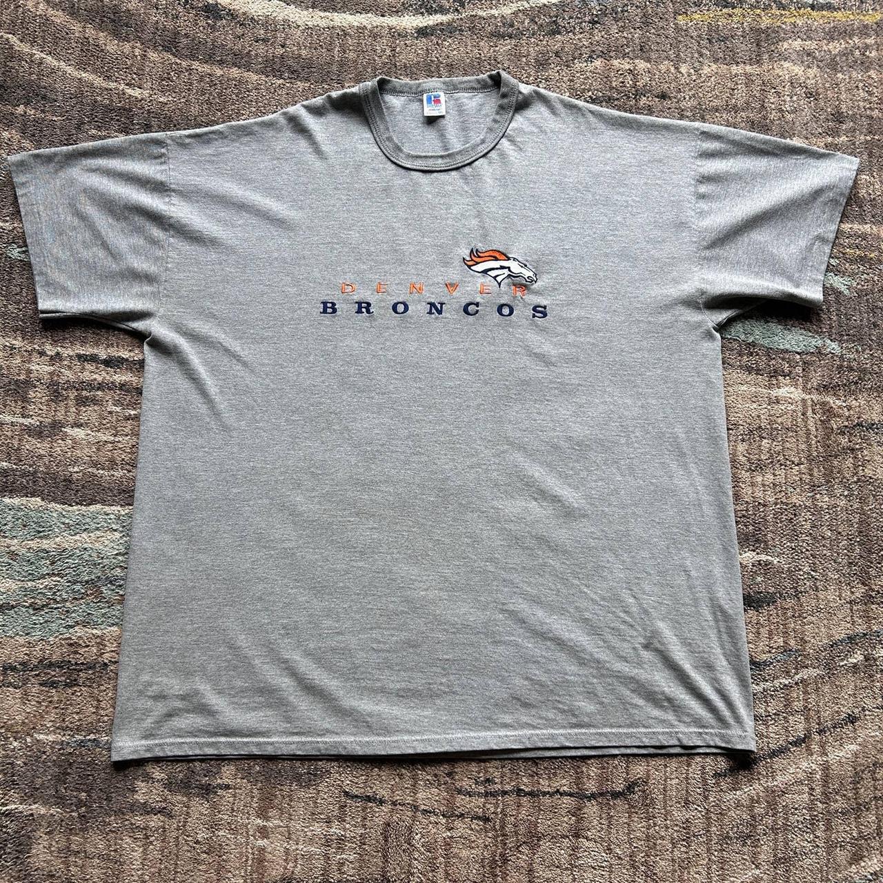 old broncos logo shirt