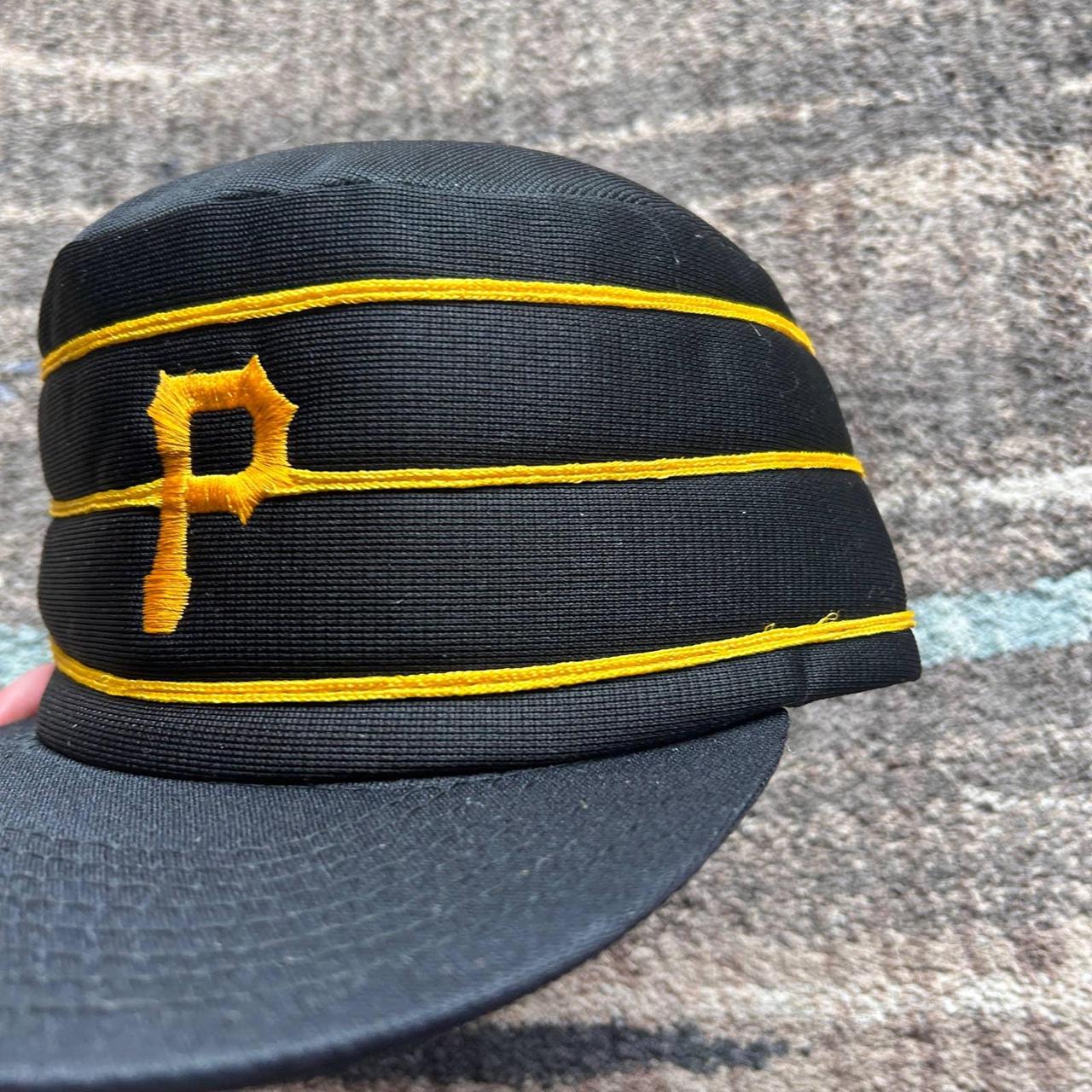 Vintage 80s Pittsburgh Pirates Pillbox Snapback Hat Cap