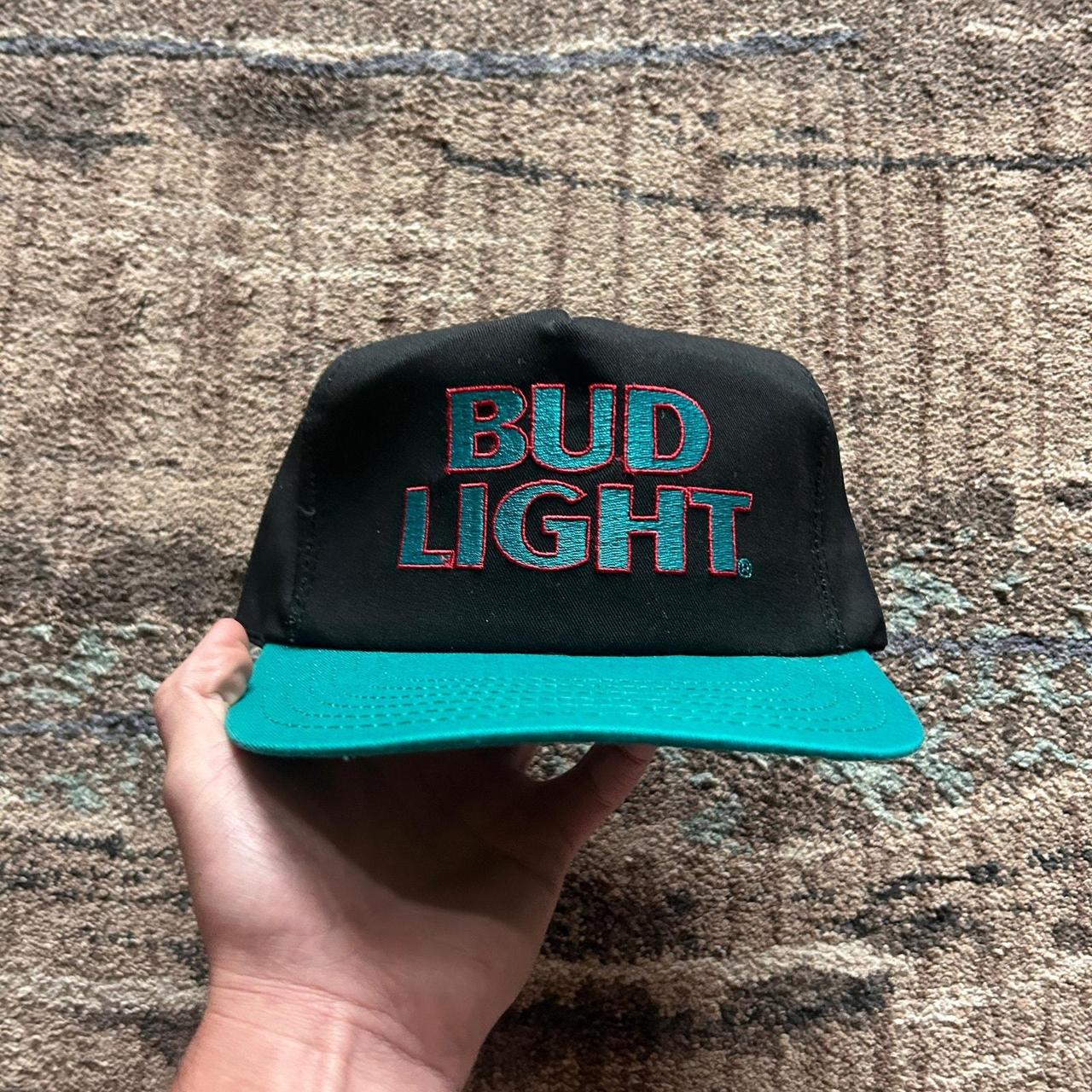 USA製 bud light コーデュロイ トラッカーキャップ 帽子 90's