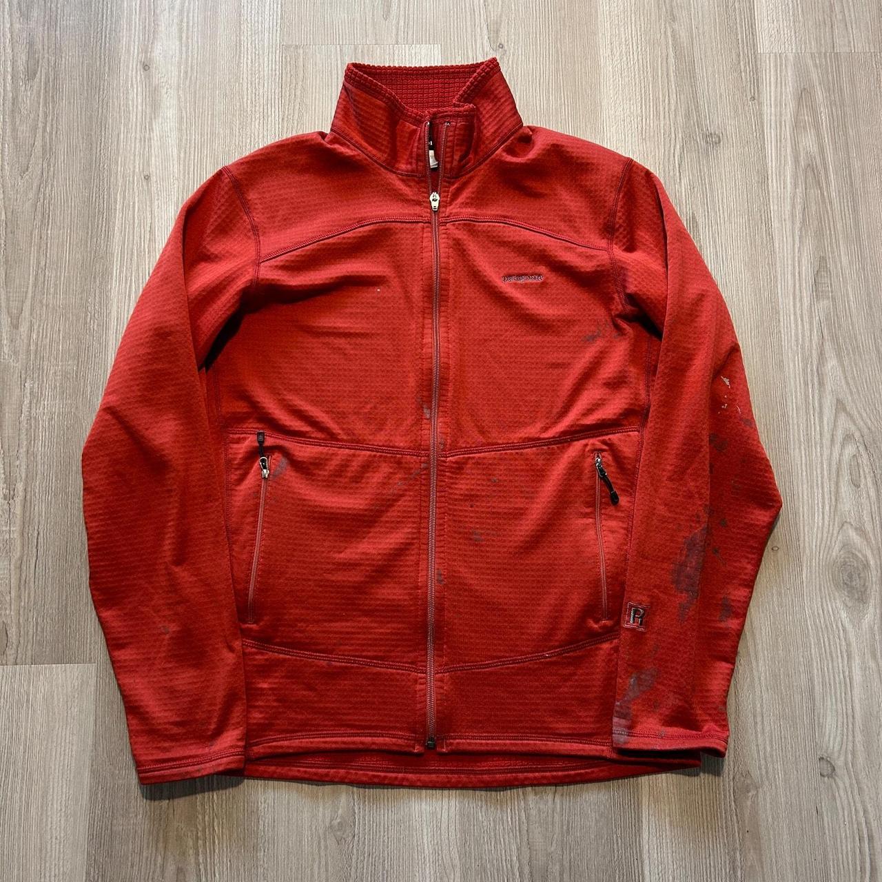 Men s Patagonia Red Clover R1 Regulator Full Zip. Depop