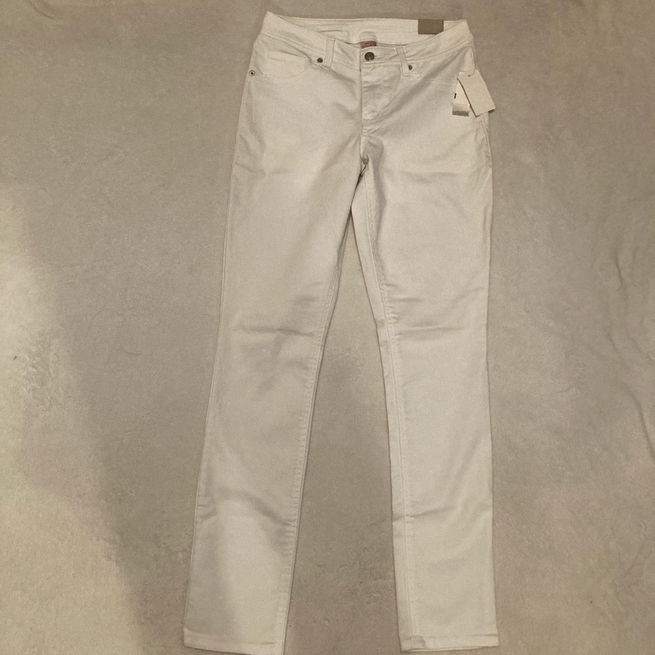 White Jeggings size 6 white skinny jeans jeggings Depop