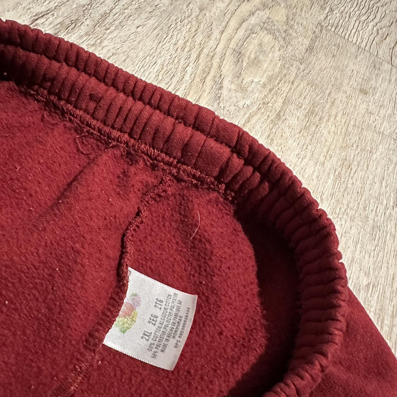 Fruit of the Loom Men's Red Joggerstracksuits Depop