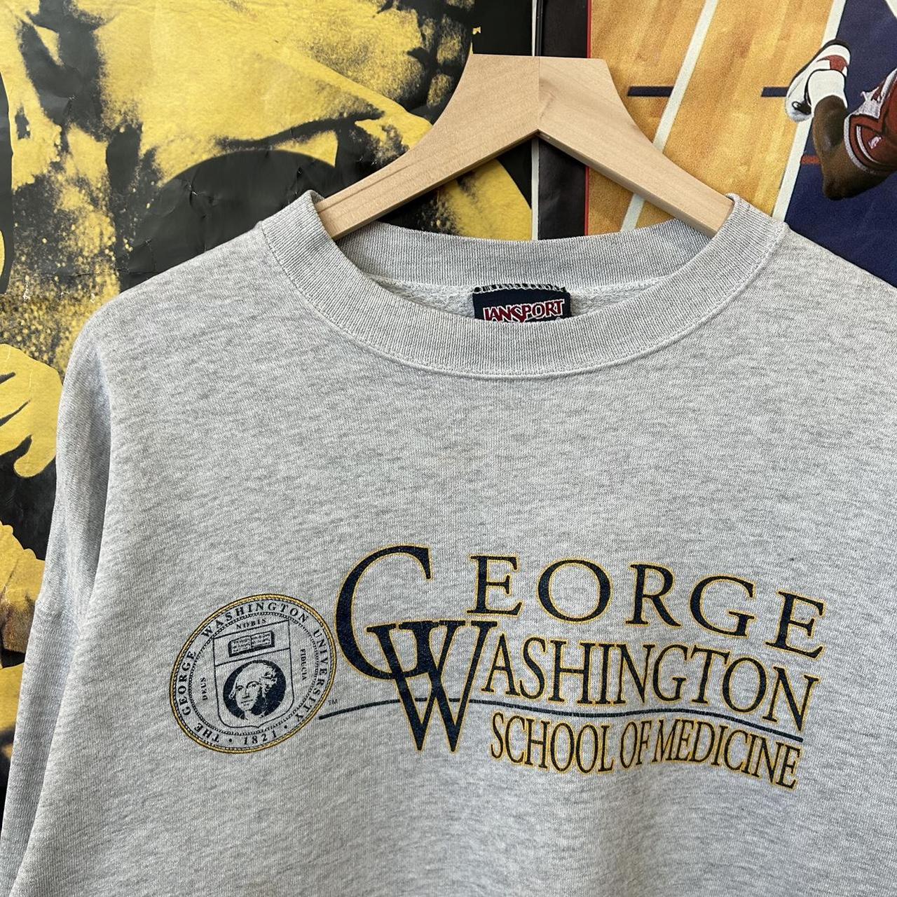 Vintage george washington online university sweatshirt