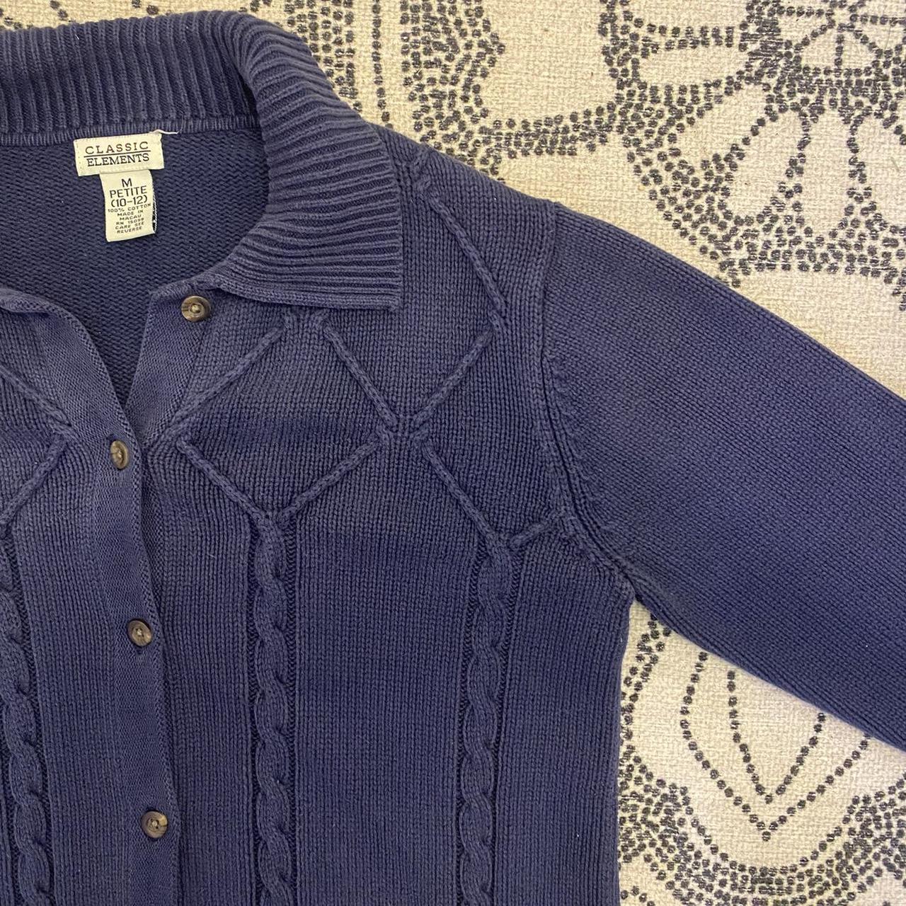Steel blue cardigan hotsell