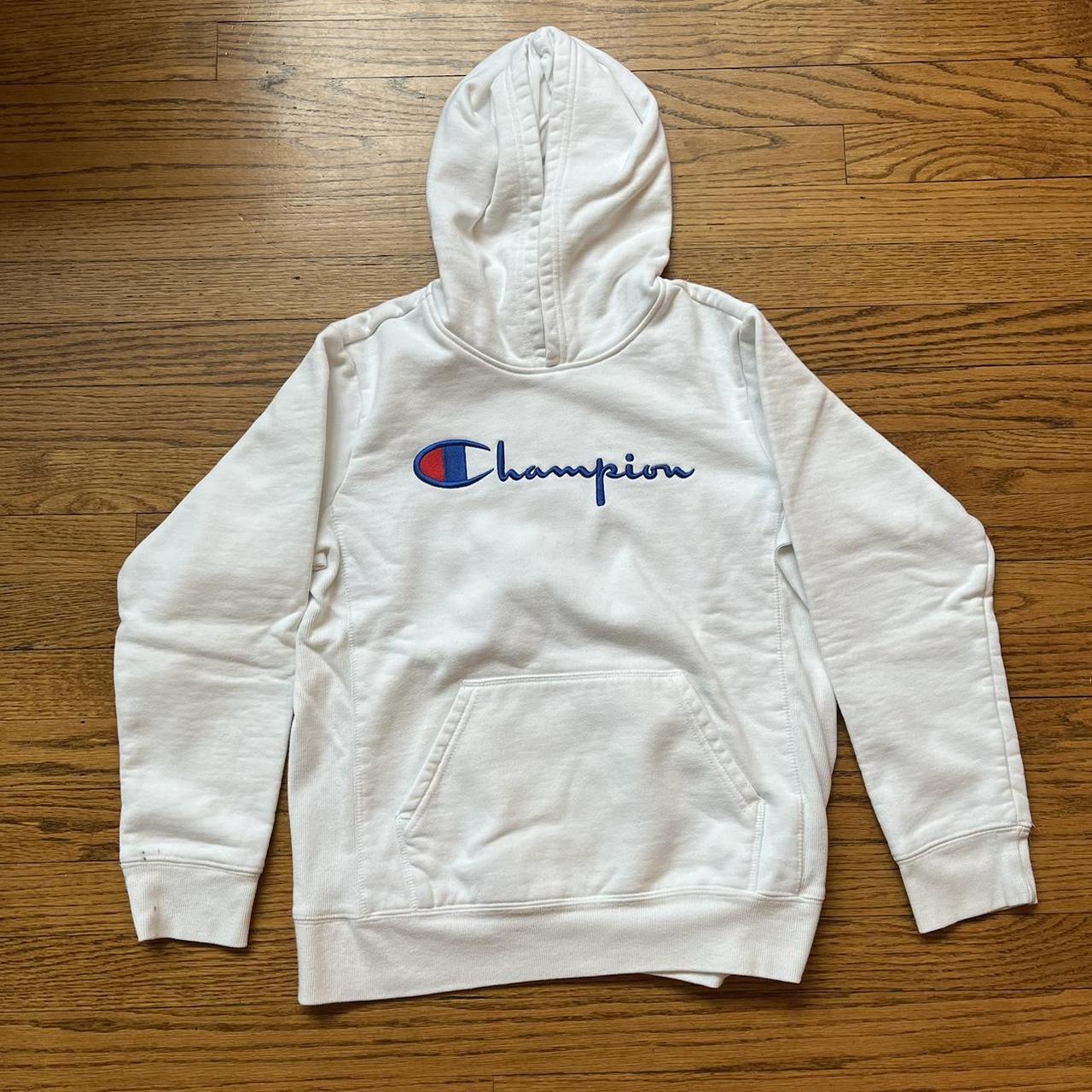 Youth white sale champion hoodie