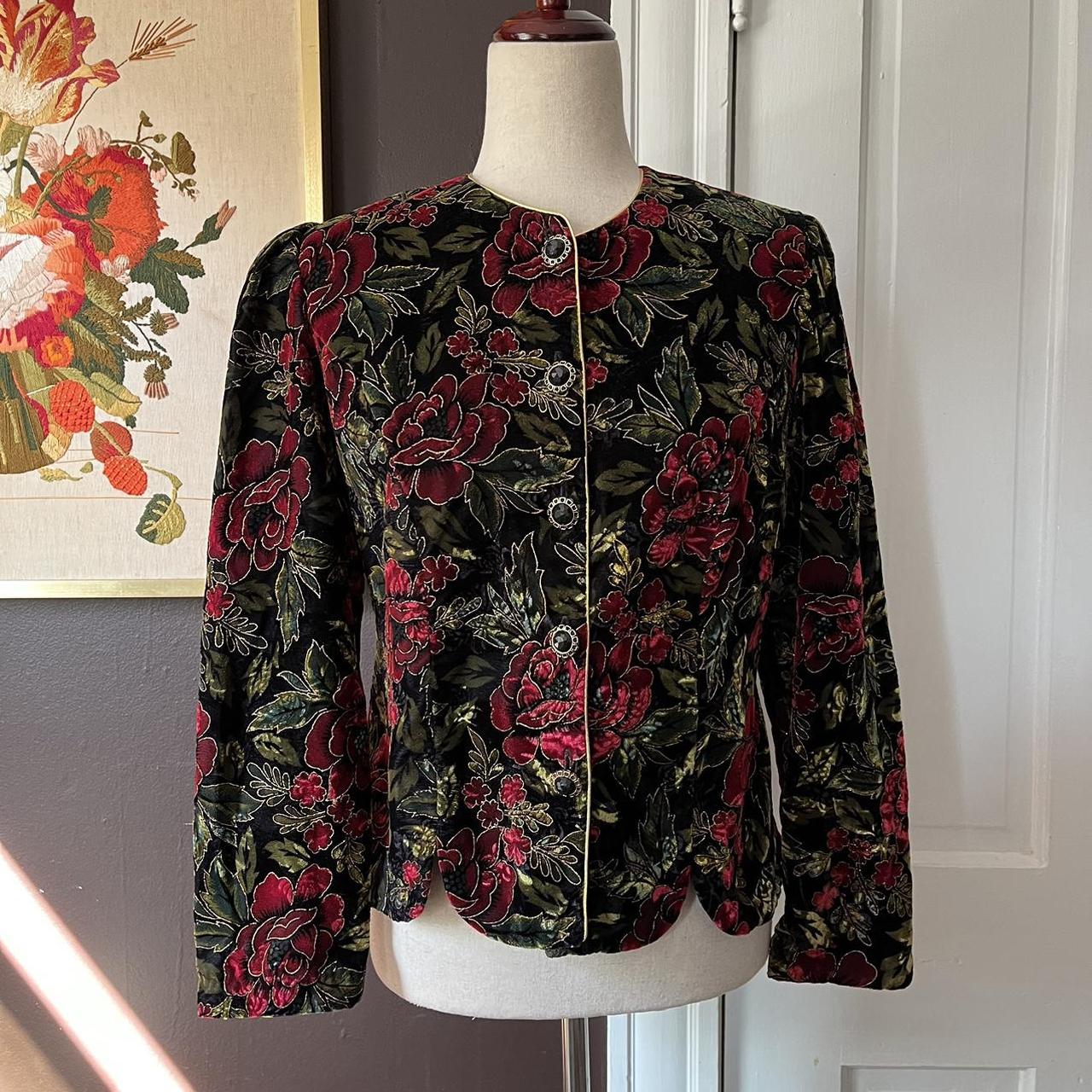 floral evening jacket