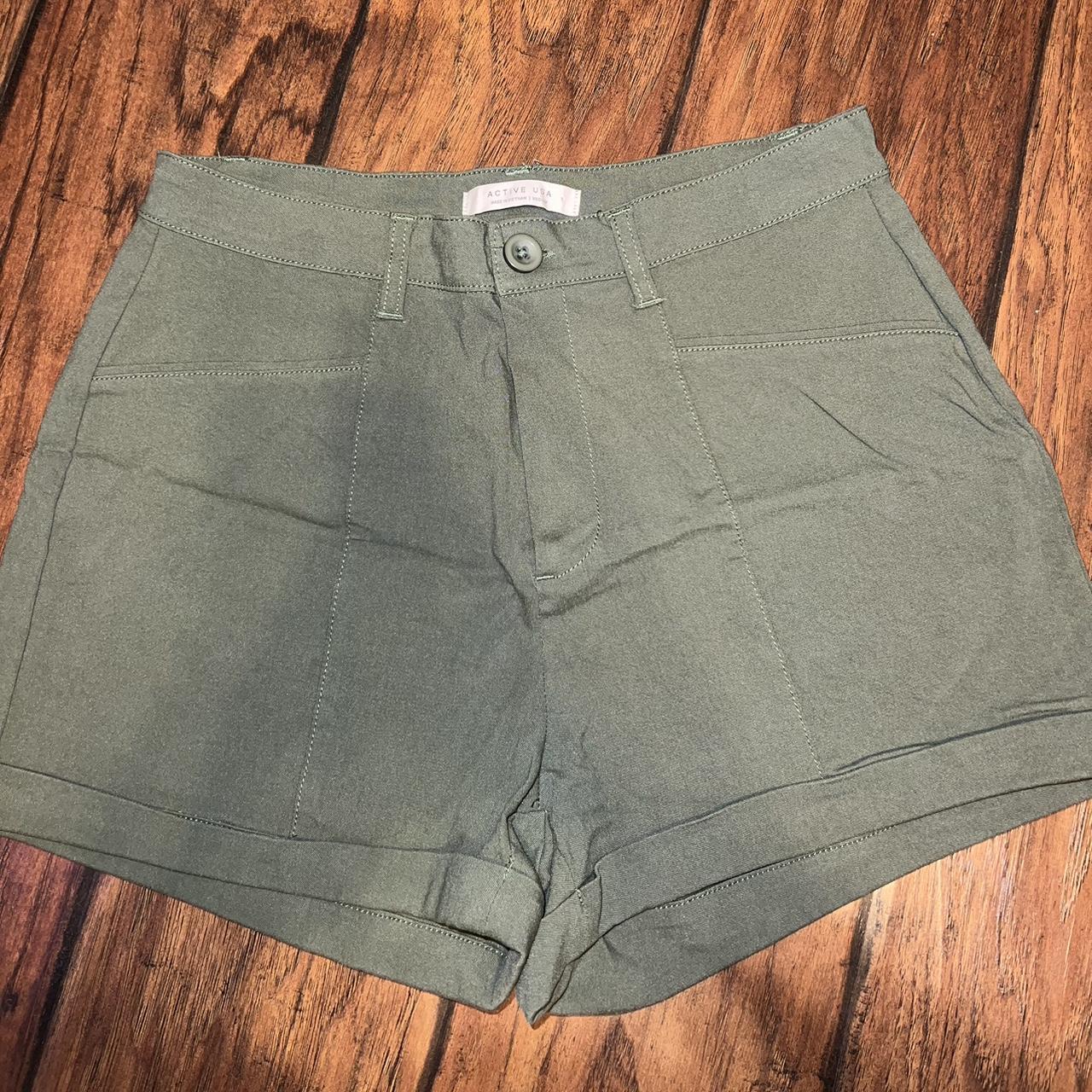 TILLYS Military green shorts - Depop