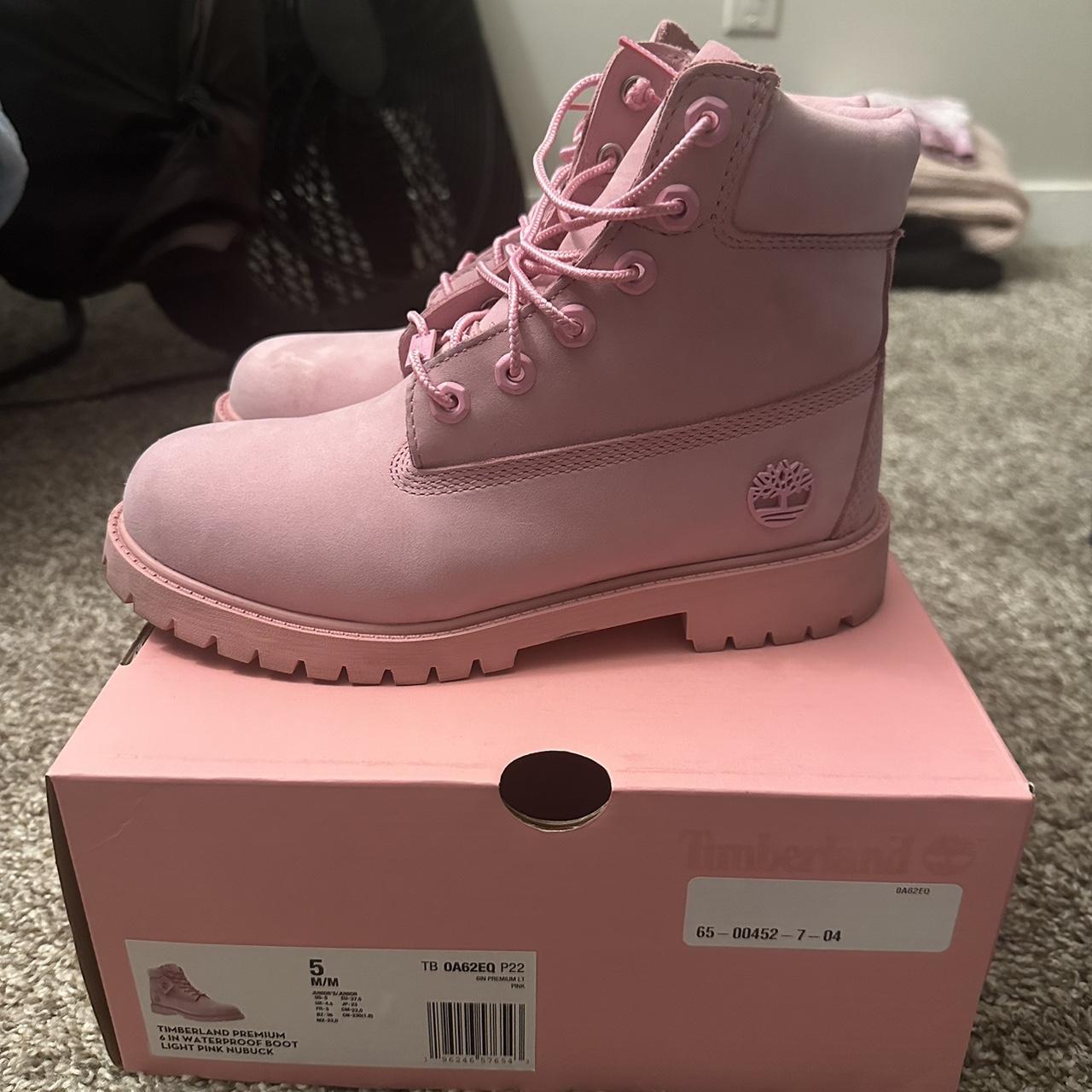 infant timberland boots pink