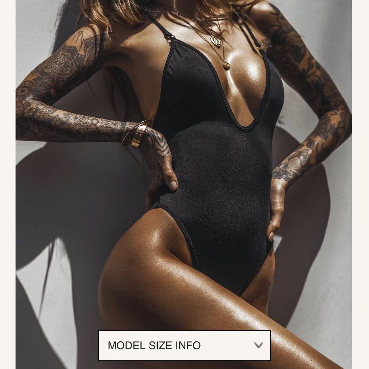 Gooseberry Black One Piece Never worn summer swim Depop