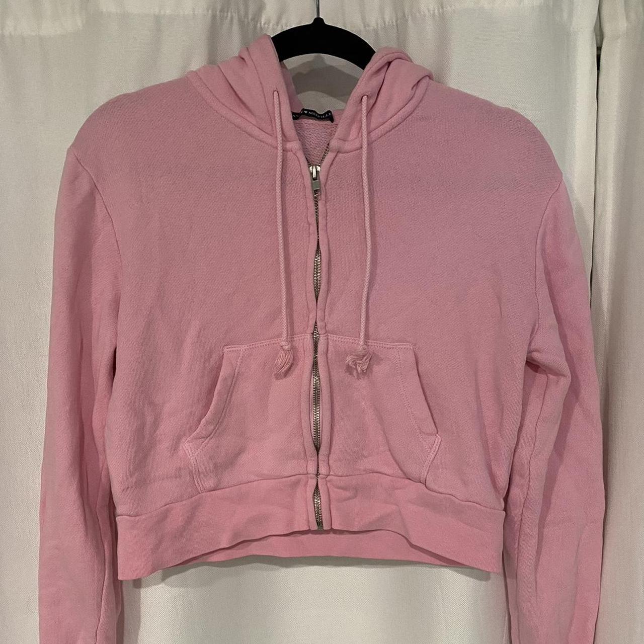 Brandy Melville Women's Pink Jacket | Depop