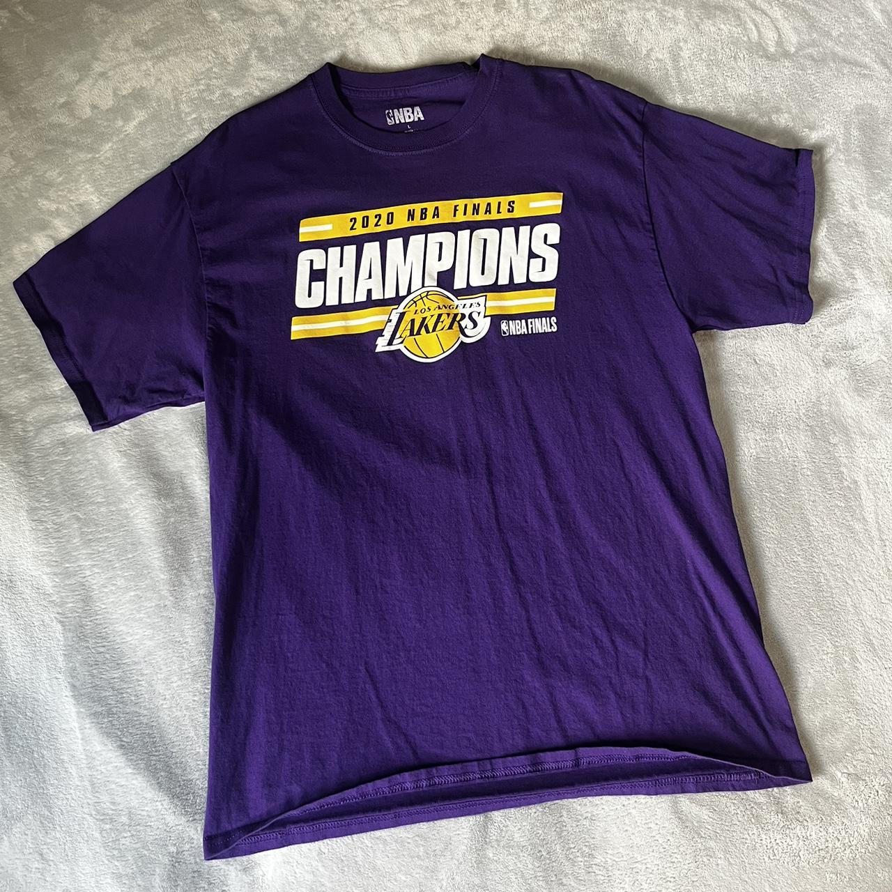 Los Angeles Lakers 2020 Champions Nike Long Sleeve - - Depop