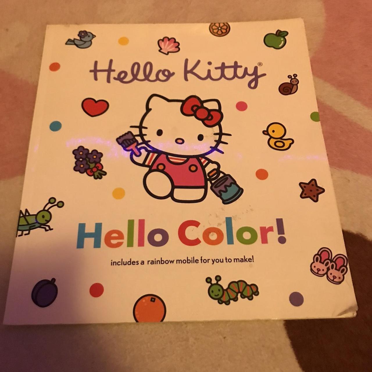 🎀 HELLO KITTY COLORS BOOK 🎀 - perfect condition - - Depop