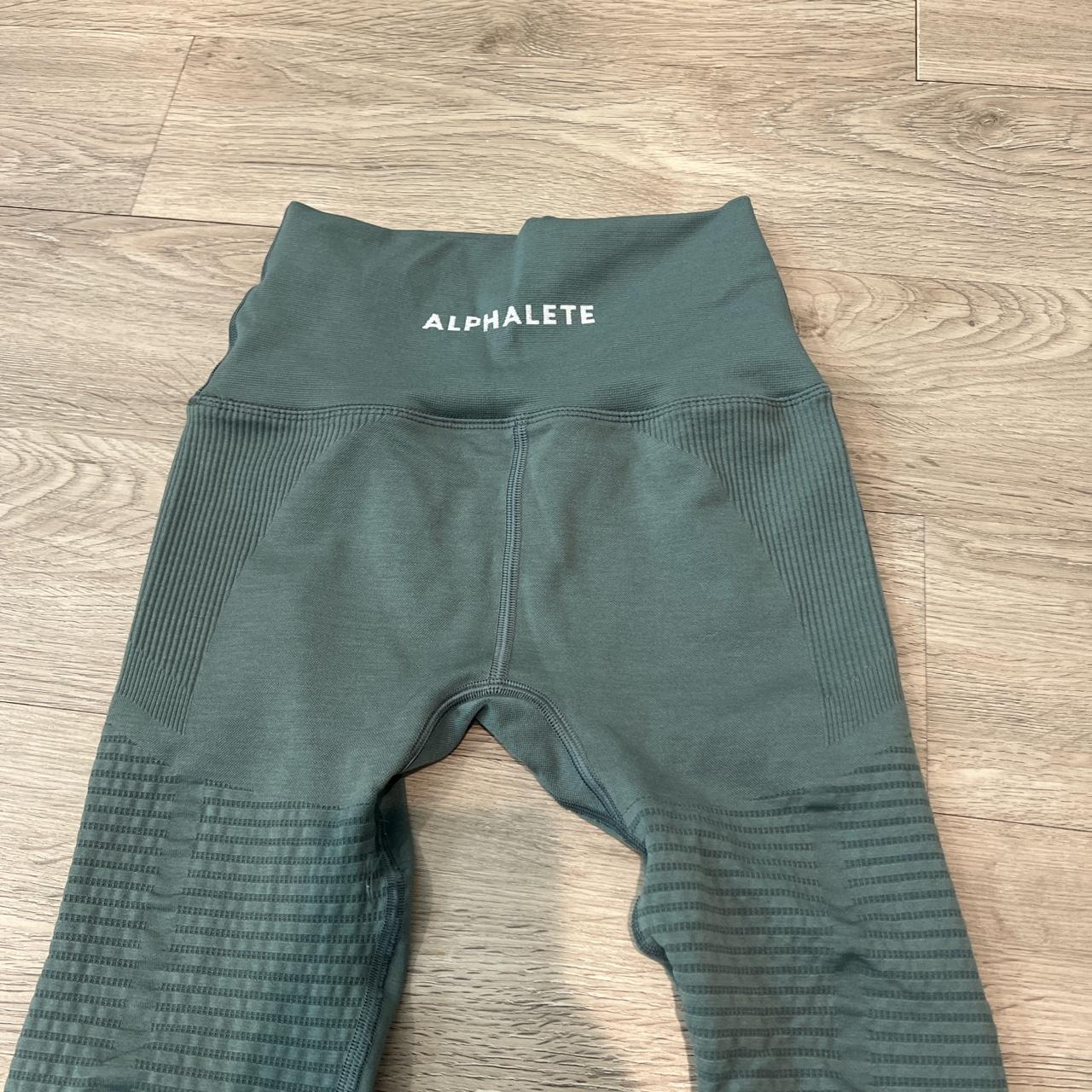 Alphalete Revival Leggings Charcoal Grey Size Small - Depop