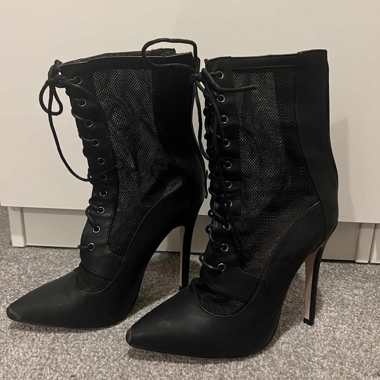 stiletto work boots