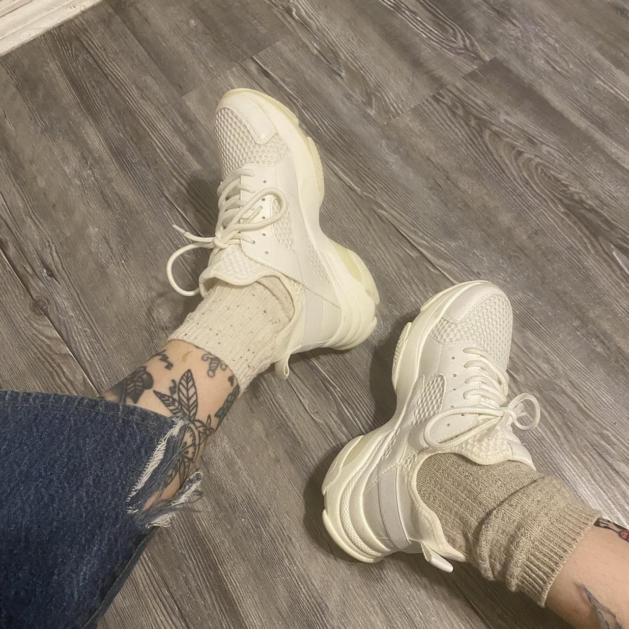 steve madden white platform