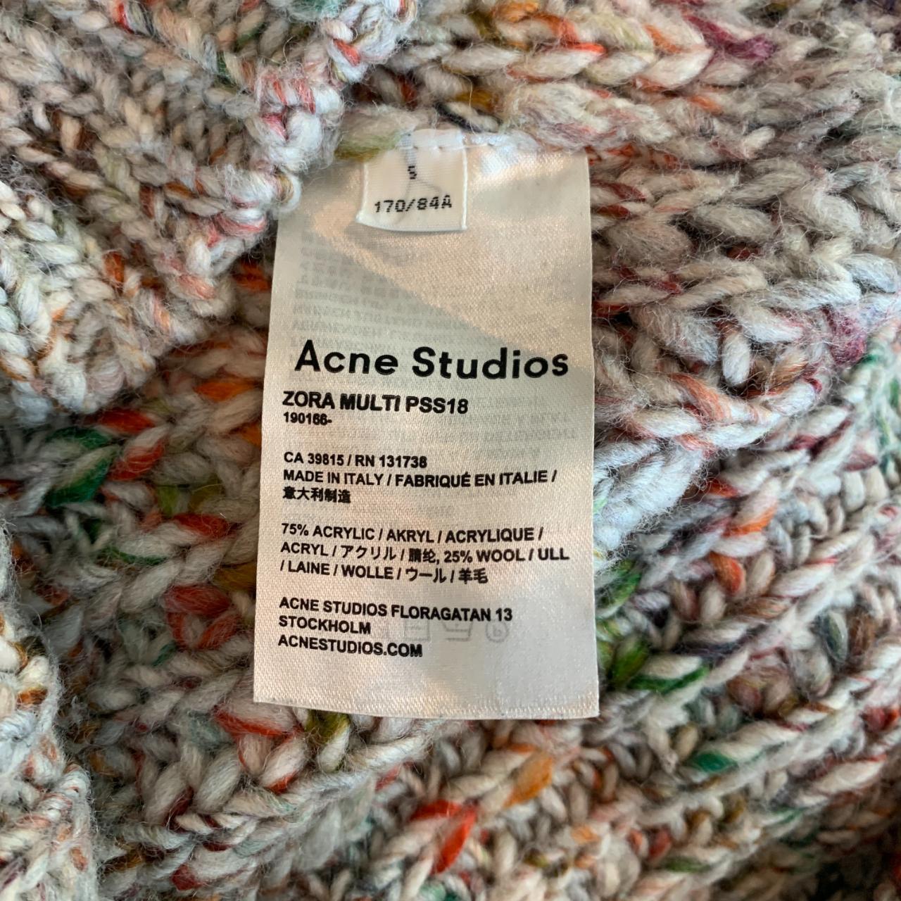 Acne Studios Zora Multicolor Knit PSS 18. It s