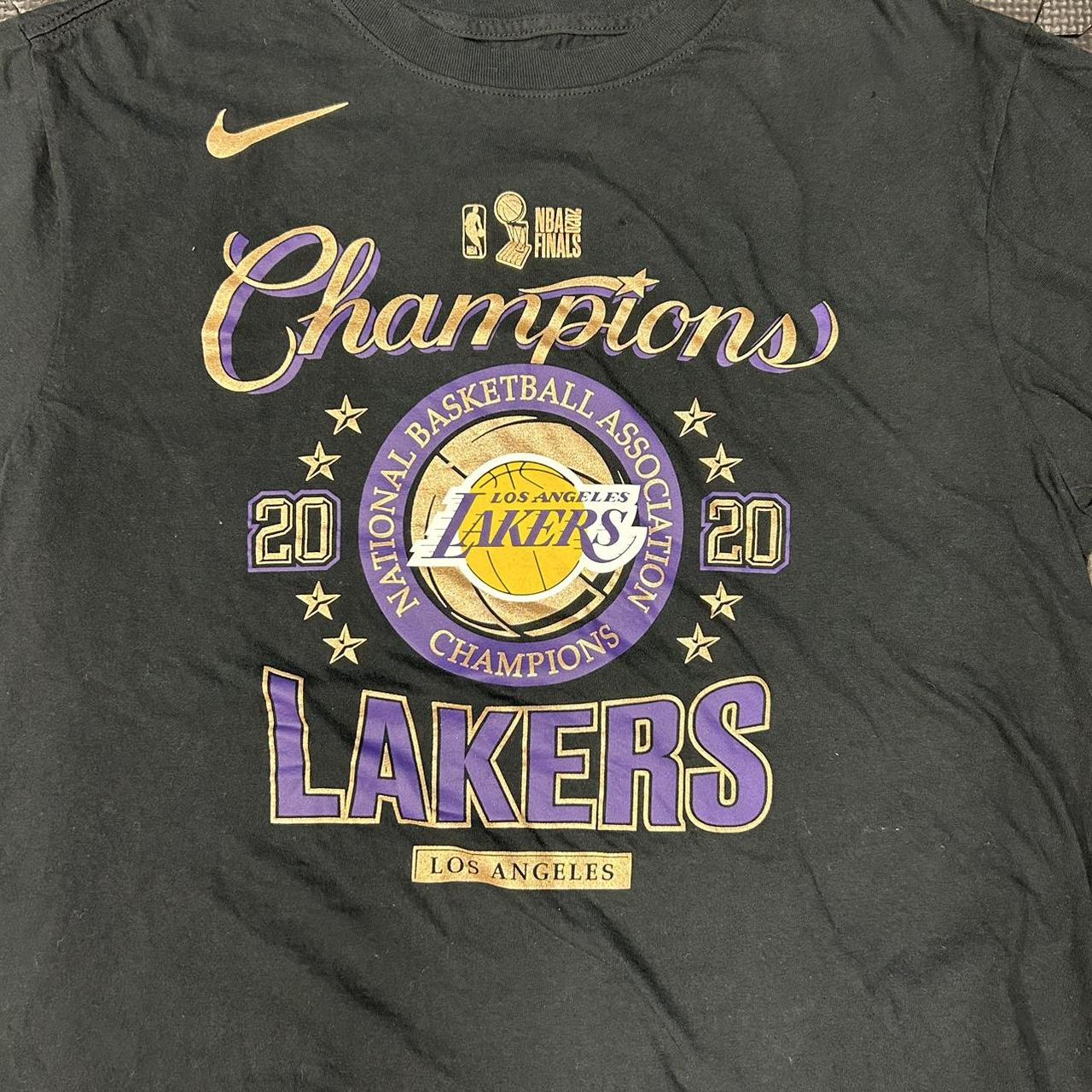 Los Angeles Lakers 2020 Champions Nike Long Sleeve - - Depop