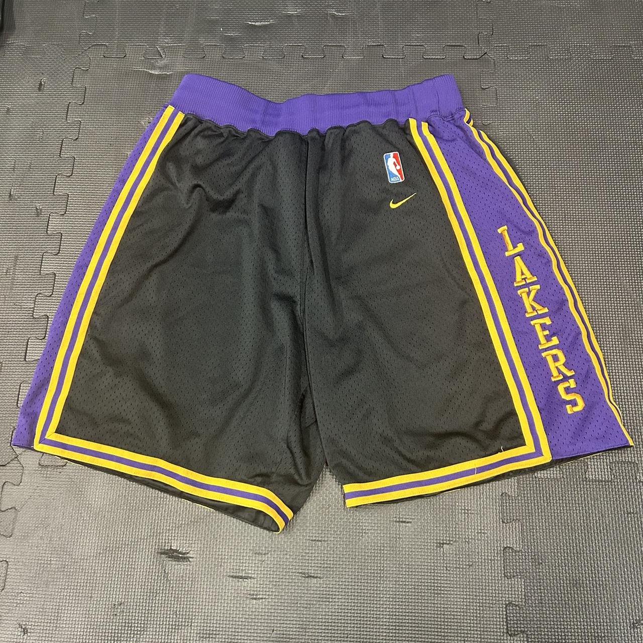 Gray, NBA Los Angeles Lakers Shorts (NBA Brand) - - Depop