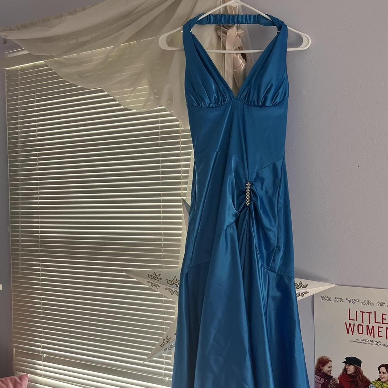 INSANELY BEAUTIFUL BLONDIE NITES 2000s BLUE PROM... - Depop