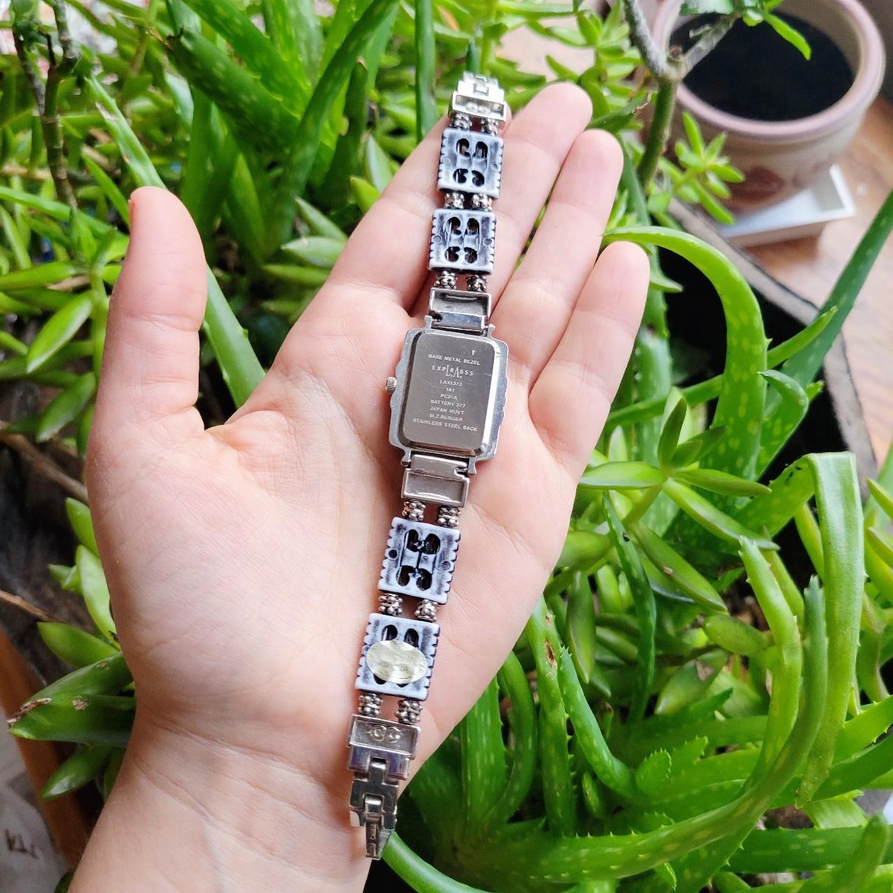 Vintage LA Express Ornate Silver Beaded Watch. | Depop
